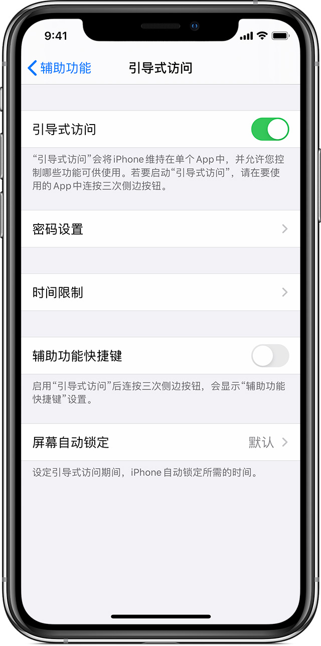 郊区苹果手机维修分享如何在 iPhone 上退出引导式访问 