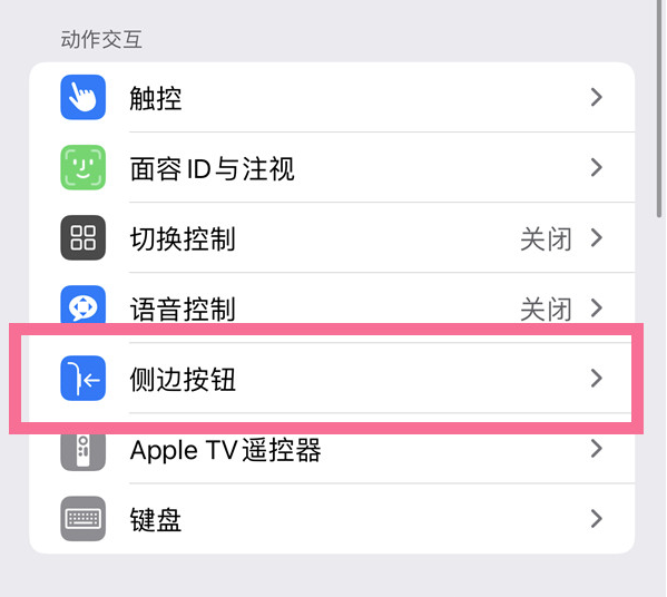 郊区苹果14维修店分享iPhone14 Plus侧键双击下载功能关闭方法 