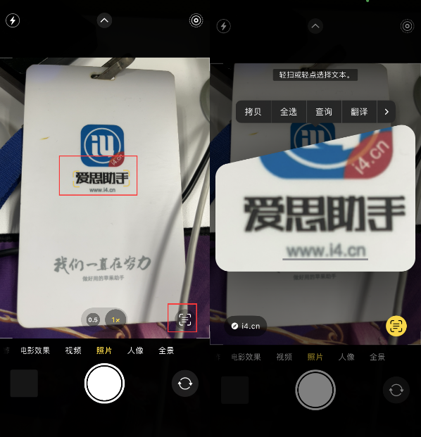 郊区苹果手机维修分享升级iOS 16后如何通过相机翻译文本 