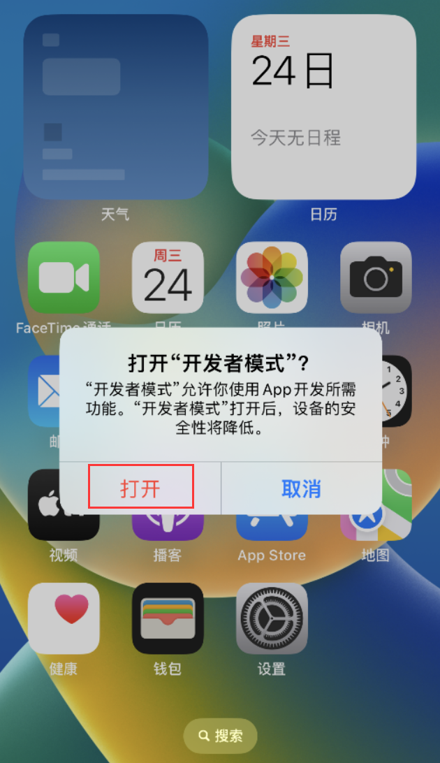 郊区苹果手机维修分享如何打开开发者模式 