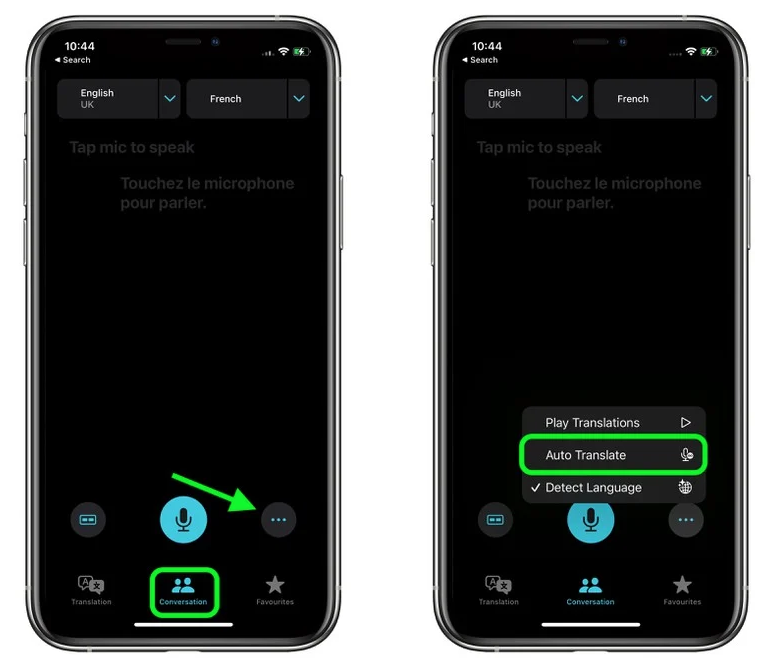 郊区苹果手机维修分享iOS 15 “翻译” App 新改进 
